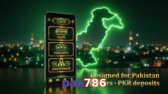 Main screen of Pak786 pk page for PK players